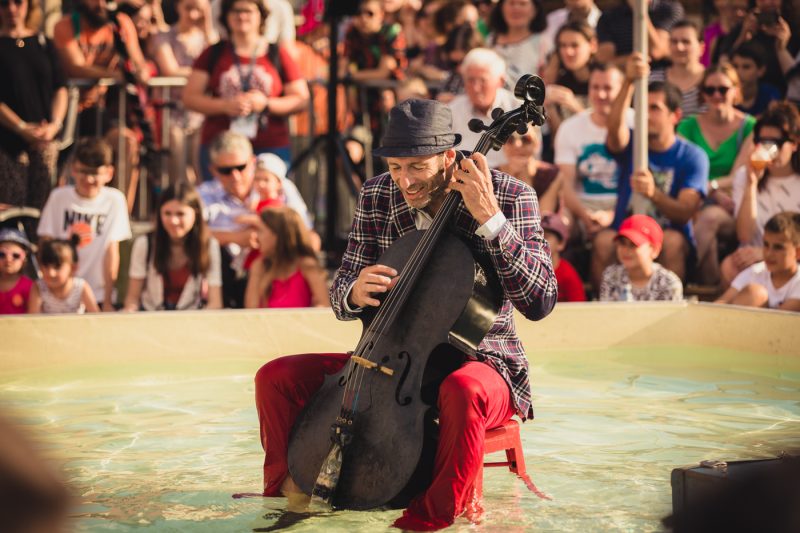 Identitate de brand pentru Banca Transilvania, in cadrul Festivalului International de Teatru FITS Sibiu 2019