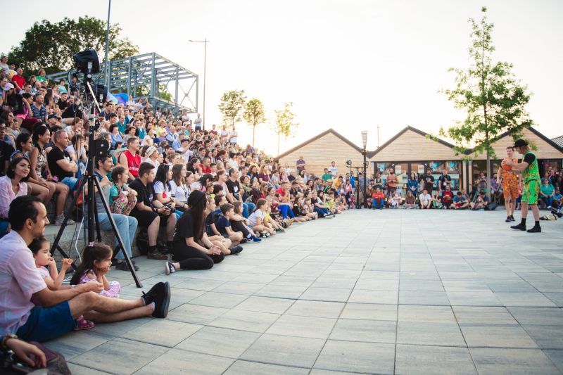 Identitate de brand pentru Banca Transilvania, in cadrul Festivalului International de Teatru FITS Sibiu 2019