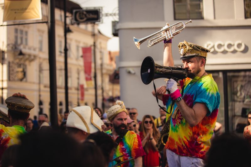 Identitate de brand pentru Banca Transilvania, in cadrul Festivalului International de Teatru FITS Sibiu 2019