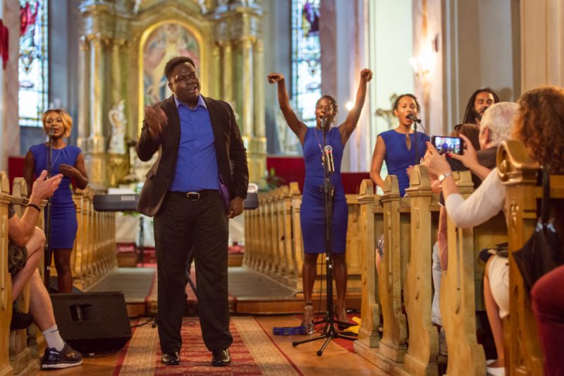 Concert CK Gospel Choir in Biserica Ursulinelor Sibiu, in cadrul Festivalului International de Teatru de la Sibiu