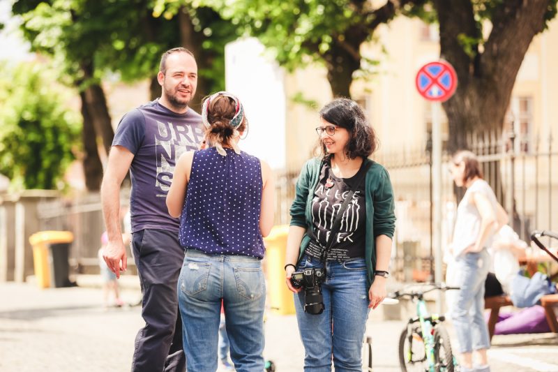 Picnic in Piata Huet Sibiu, a doua zi dupa Maratonul International de la Sibiu