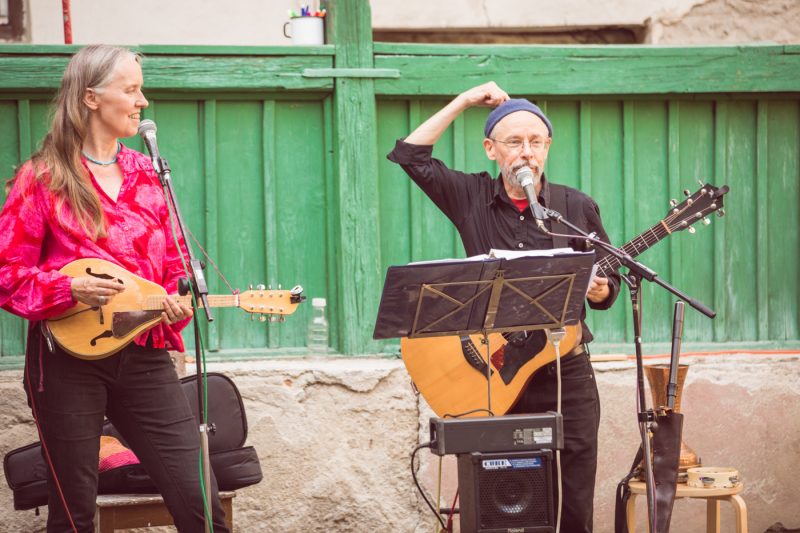 Sinagoga Medias - targ de pe valea Hartibaciului