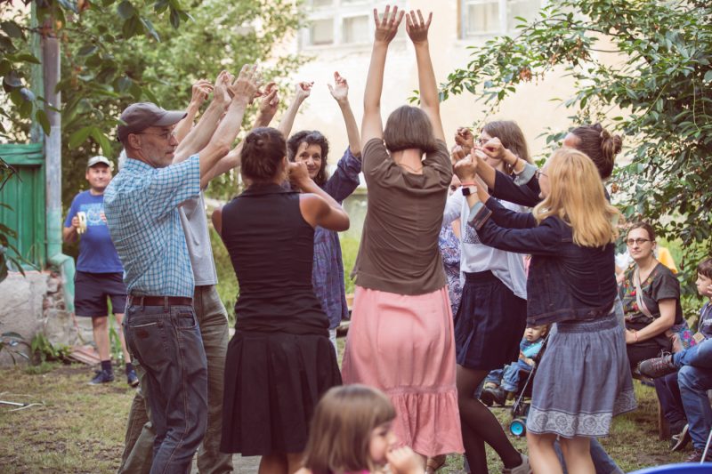 Sinagoga Medias - targ de pe valea Hartibaciului