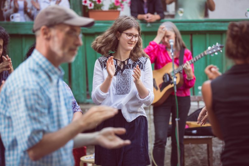 Sinagoga Medias - targ de pe valea Hartibaciului